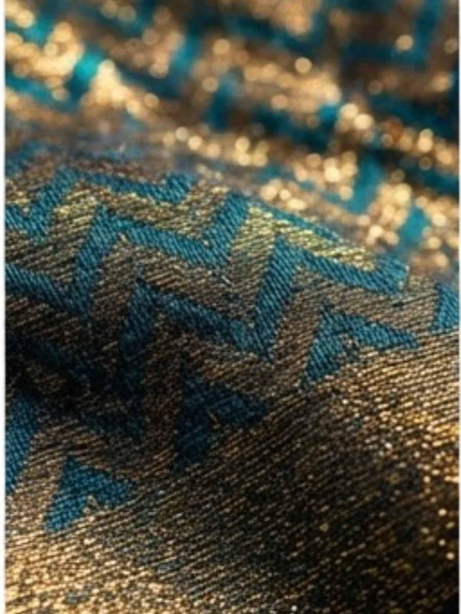 Estola Chevron Casimir Azul Real (4)
