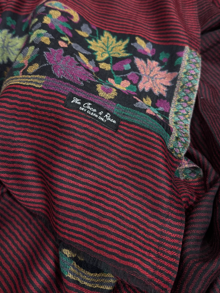 Estola Borgoña Floral (4)